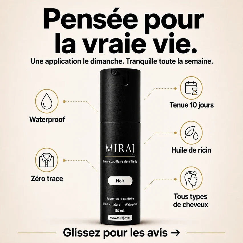 Miraj - Crème capillaire densifiante
