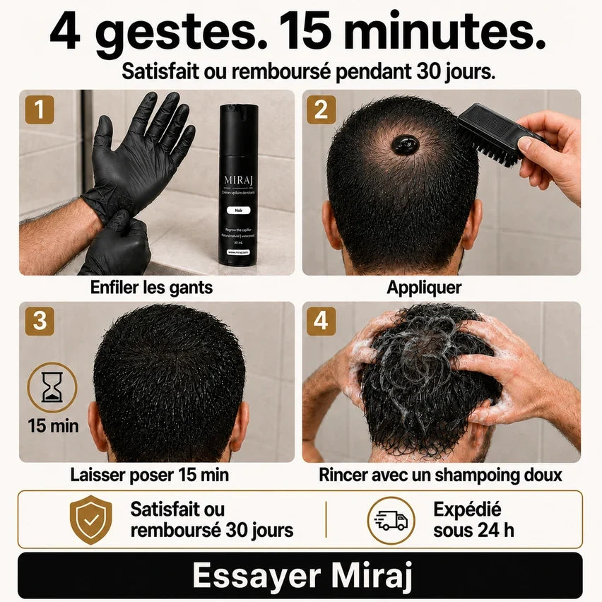 Miraj - Crème capillaire densifiante